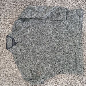 Eddie Bauer Radiator Fleece Snap Neck Pullover Sweater